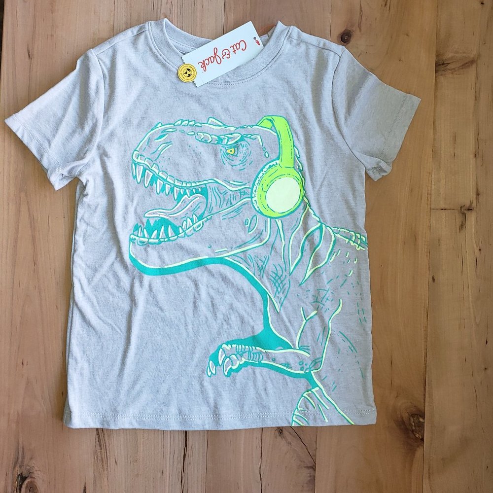 Light Heather Gray T-Rex T-shirt
